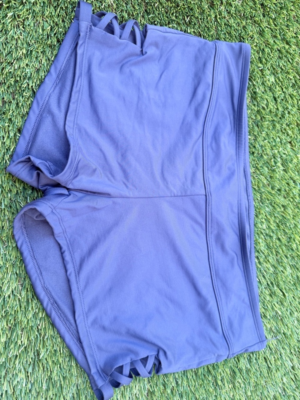 Kona Sol Navy Stretch Athletic Swim Boy Shorts